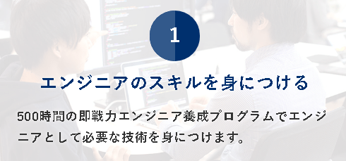 500時間で未経験からプロのエンジニアへ