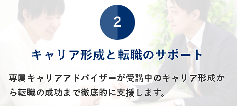 キャリア形成から就職までをサポート