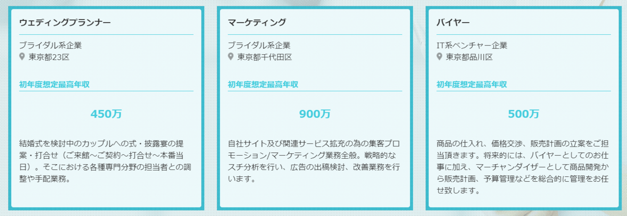 リクシィキャリアの求人・紹介業種