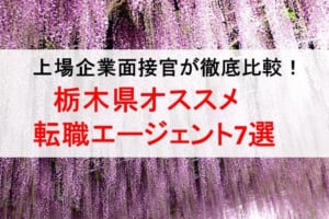 栃木県のオススメ転職エージェント&2019年正社員求人数を徹底比較！